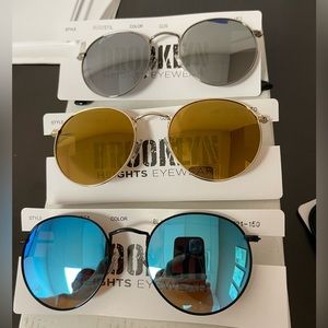 Brooklyn Heights Eyewear Style Augusta Polarized Round Sunglasses